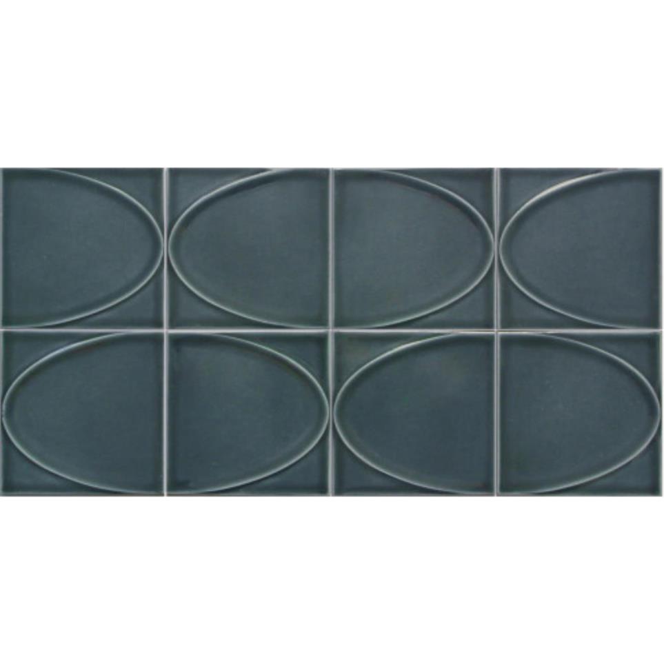 Mizu Glossy Ellipse Mosaic 8X16 Swatch
