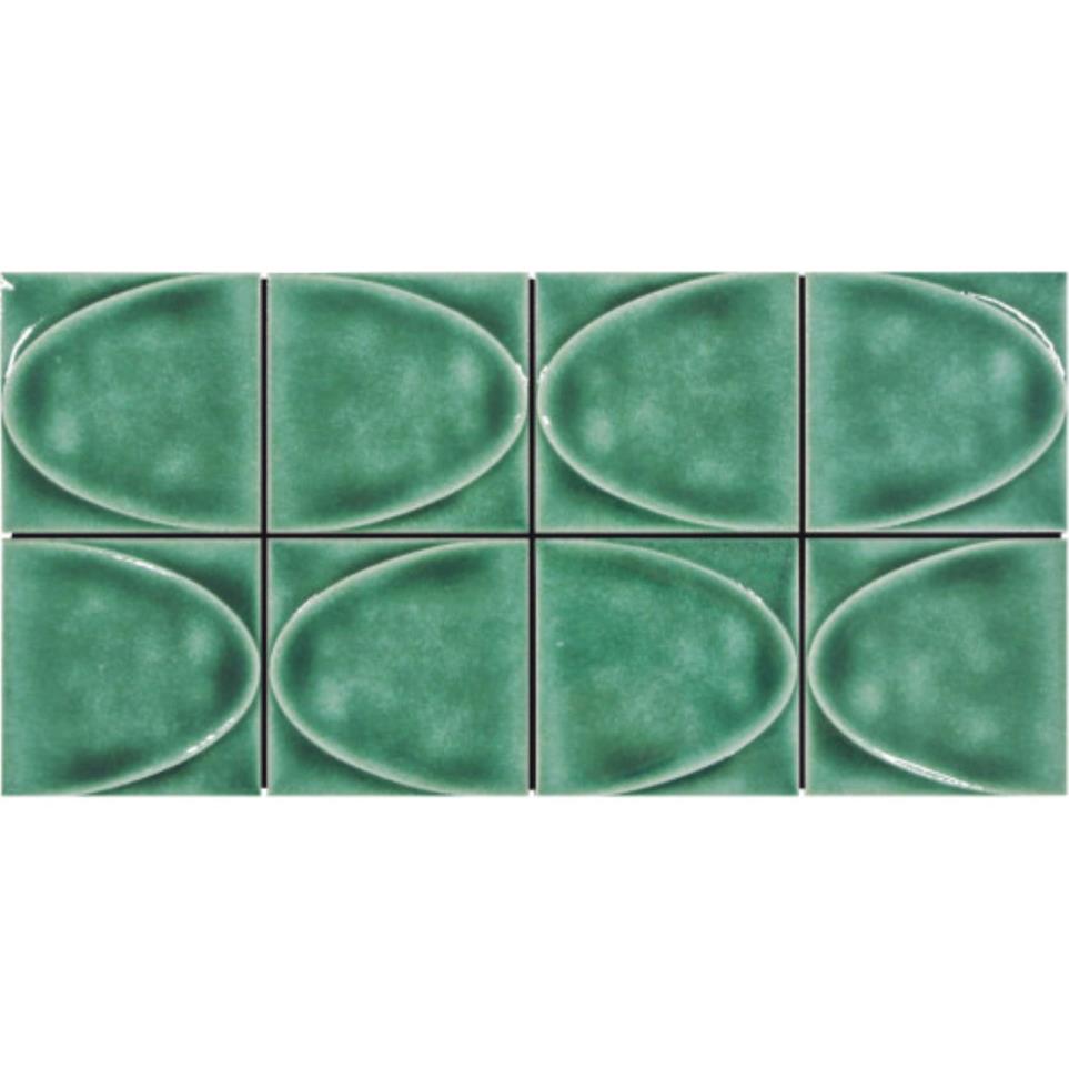 Mizu Glossy Ellipse Mosaic 8X16 Swatch