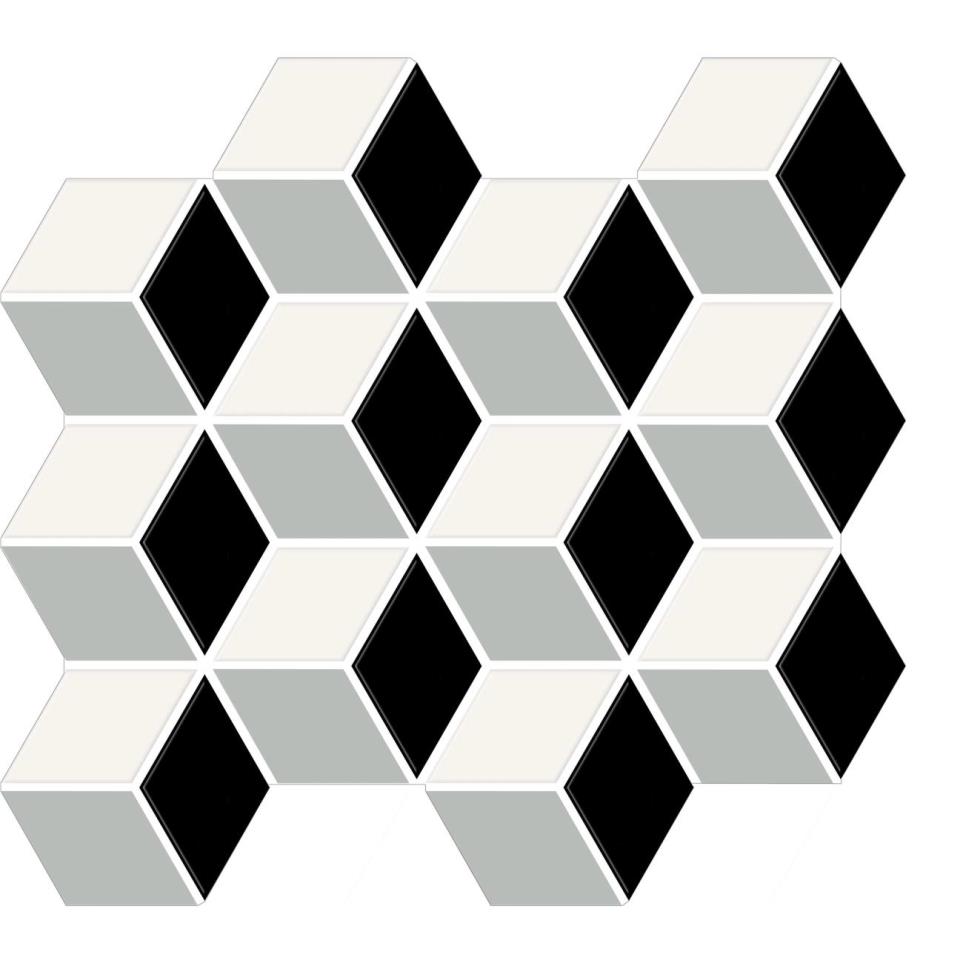 Color Story Mosaics Cubist 2X3 Mm 12X13 Mt Pattern Swatch