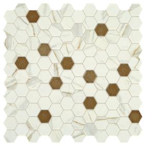 Uptown Glass Hexagon 1 Mm 11X12 Mx Swatch