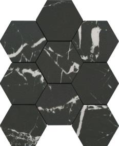 Elegan Matte 4Inch Hex Mosaic 11X11 Swatch