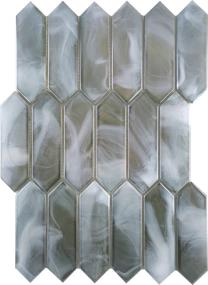 Splash Picket Gloss Mosaic 10X14 Swatch