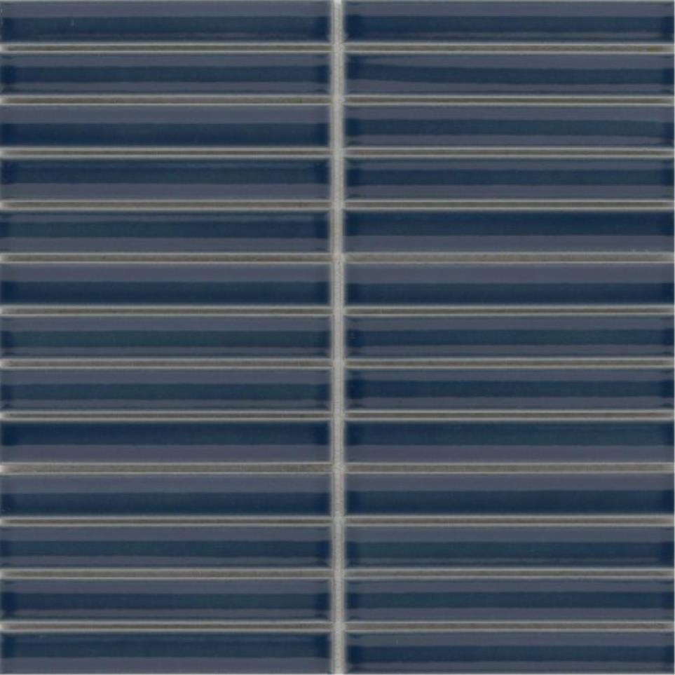 Souvenir Gloss Stacked Mosaic 1X6 On 12X12 Swatch