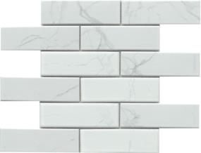 Elegan Matte 2X6 Offset Mosaic 11X12 Swatch