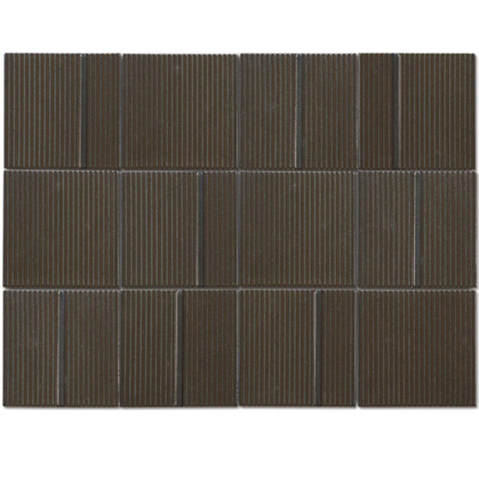 Kanji Glossy Mosaic 4X4 Square Mosaic 12X16 Swatch