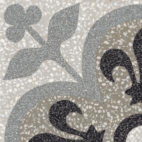 D_Segni Terrazzo Square Fleur-De-Lis 8X8 Mt Swatch