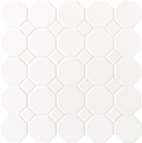 Octagon & Dot Octagon / White Dot 2 Dm 12X12 Mt Swatch
