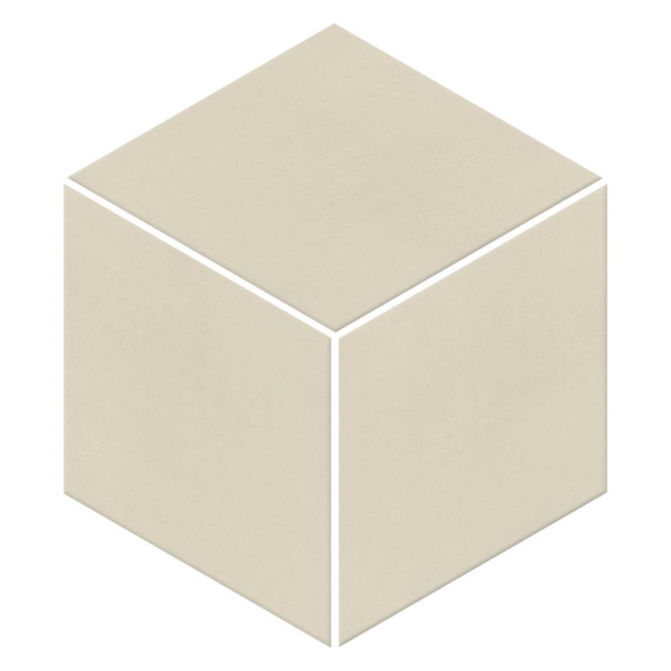Neoconcrete 3D Cube 12X12 Mm 12X12 Mt by Bel Terra - White Matte