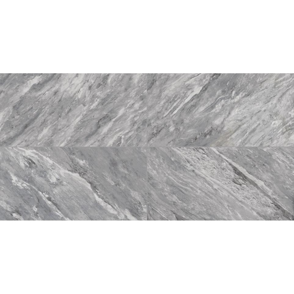 Marble Attache Lavish Rectangle 24X48 MT by Bel Terra - Stellar Grey Matte