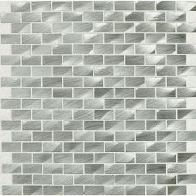 Structure Brick Joint 1/2X1 Mm 12X12 St Grp1 - Steel Satin Swatch