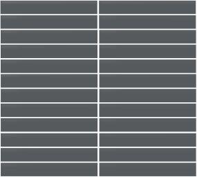 Color Wheel Mosaic Straight Joint 1X6 Dm 12X10 MT Grp2 - Matte Chalkboard Matte Swatch
