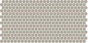 Keystones Penny Rounds Dm 10X22 Mt Grp2 - Architect Gray Matte Swatch