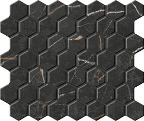 Perpetuo Hexagon 1.5 Dm 12X14 Mt - Infinite Black Matte Swatch