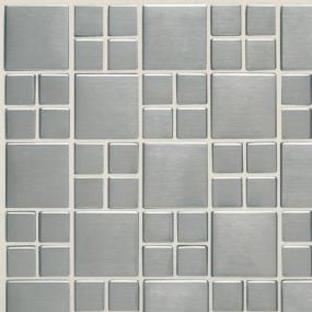 Brushed Stainless Steel Satin Zoomed Swatch