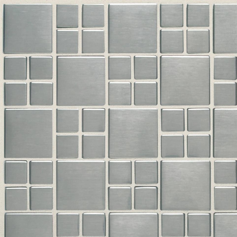 Brushed Stainless Steel Satin Zoomed Swatch