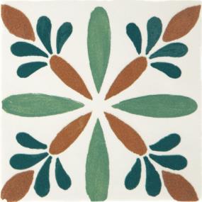 Cotto Revival Square Hand Crafted 4X4 Gl - Valencia Glossy Swatch