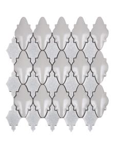 Masquerade Glossy Arabesque Mosaic 12X13 - Tricorno Swatch