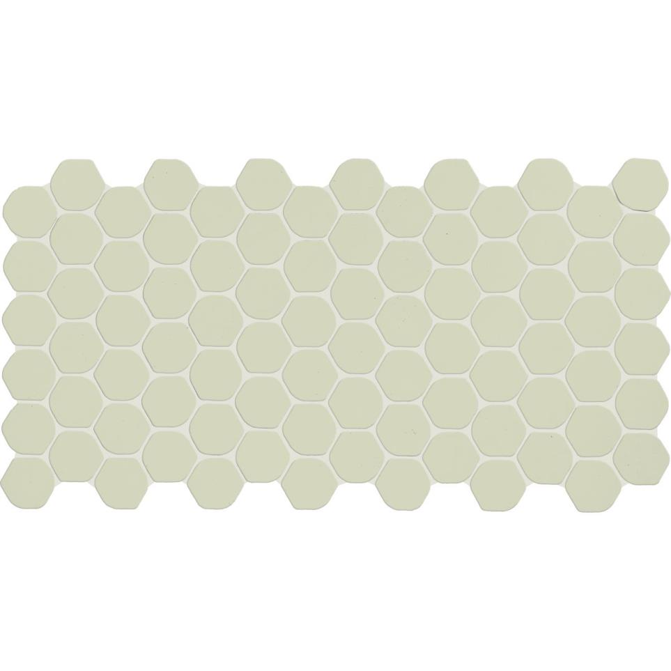Keystones Organic Hexagon 2 Dm 12X24 MT Grp2 by Bel Terra - Mint Ice Matte