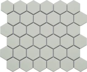 Impact 2In Hex Mosaic 11X13 - Gray Swatch