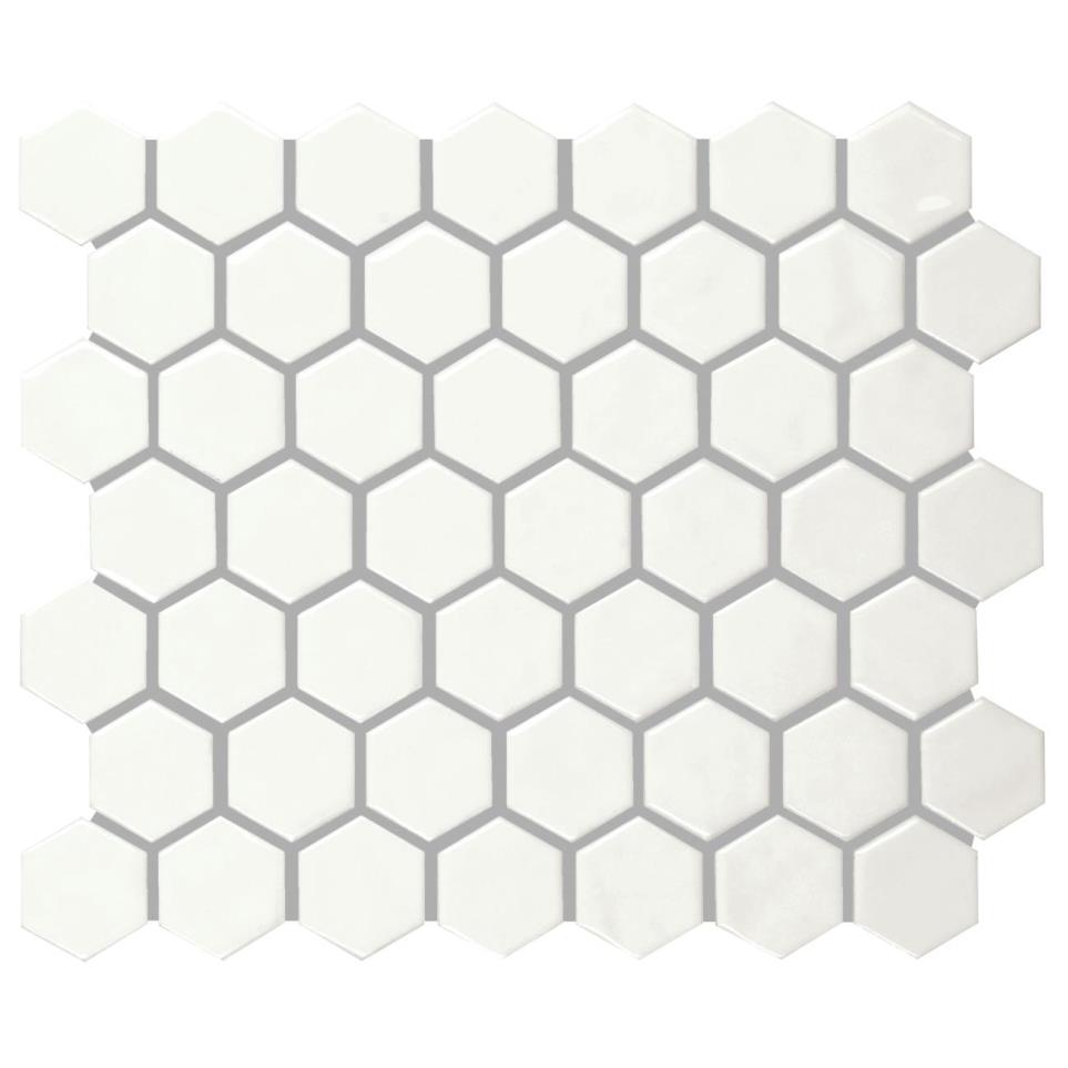 Artezen Hexagon 1.5 Dm 12X10 Gl by Bel Terra - Elegant White Glossy