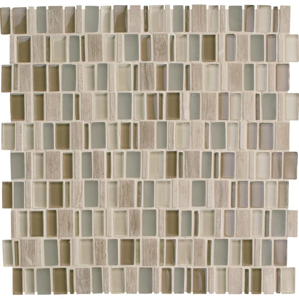 Clio Mosaics Random 1 Mm 12X12 Mx by Daltile - Hera Mixed