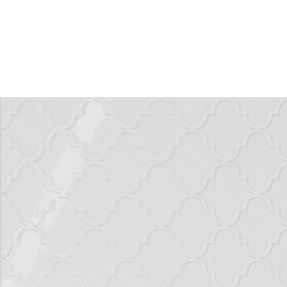 Stylish White Textured Zoomed Swatch
