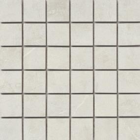 Sterlina II Matte Mosaic 2X2 On 12X12 - Silver Swatch