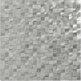 Structure 3D Block 1X1 Mm 12X12 St Grp1 - Steel Satin Swatch
