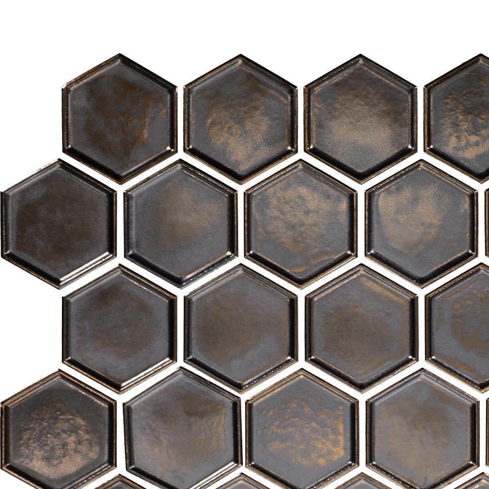 Antiqued Brass Satin Zoomed Swatch