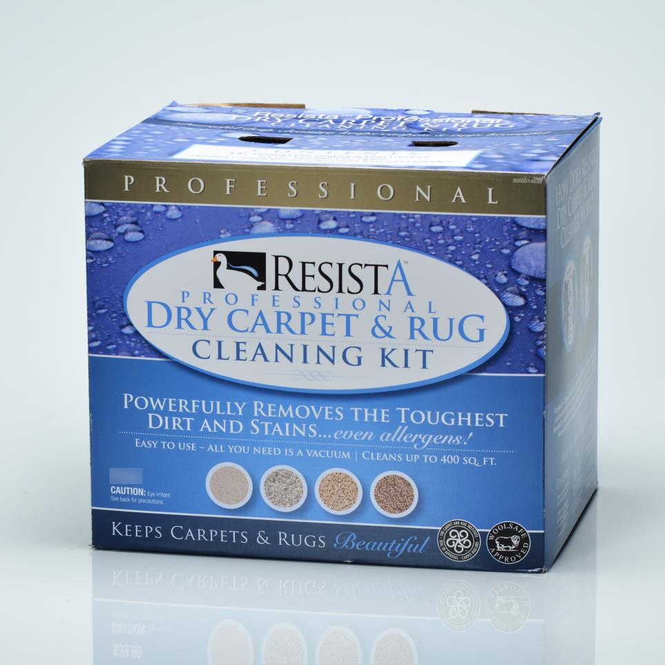Resista Dry Carpet & Rug Cleaning Kit Room Scene
