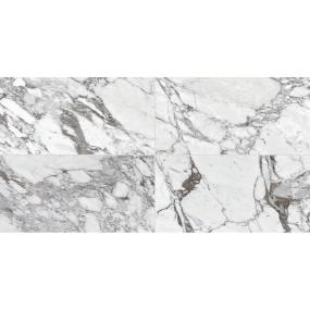 Marble Attache Lavish Rectangle 6X24 MT - Pearl Arabesque Matte Swatch