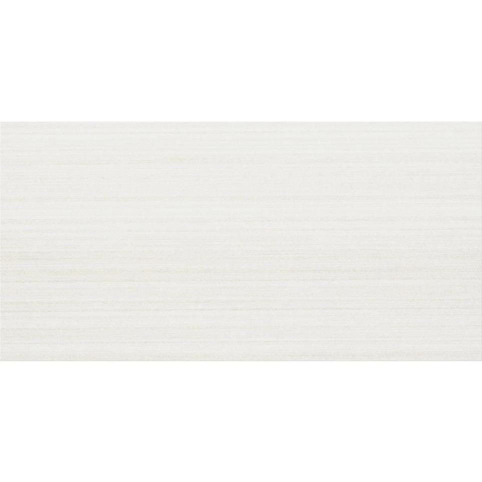 Fabric Art Rectangle Microban 12X24 Mt by Daltile - Modern Linear White Matte