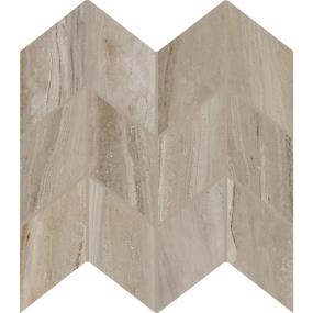 Famed Chevron Microban 3X6 Mm 10X12 Pl - Luxe Polished Swatch