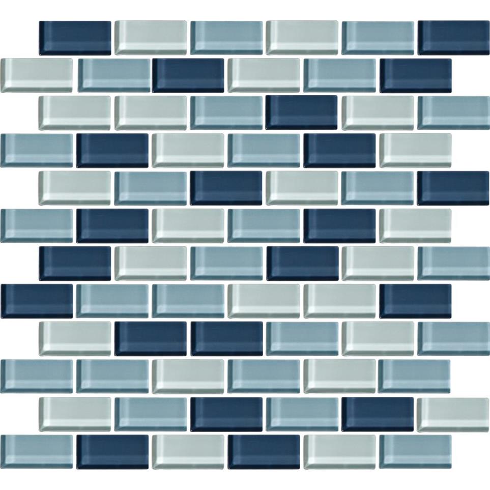 Winter Blues Glass Swatch