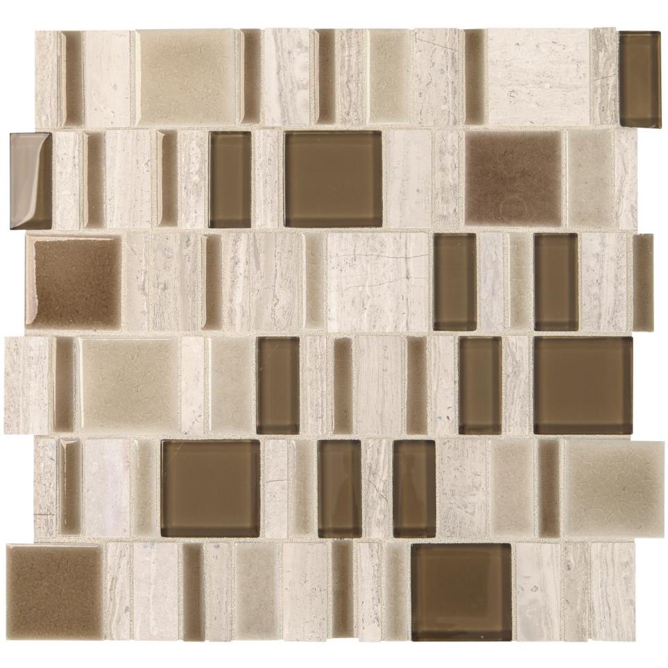 Midpark Mosaics Square Random 2 Mm 14X14 Mt by Bel Terra - Sandbox Matte