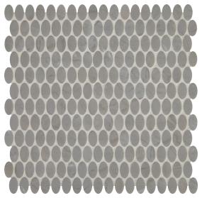 Statuette Oval 1/2X1 Mm 12X12 Mt - Paloma Gray Matte Swatch