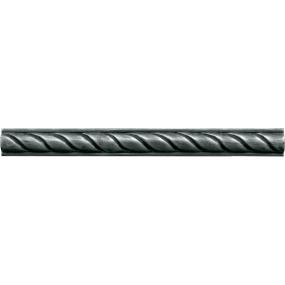 Armor Rectangle Rope 1X12 St - Forged Steel Satin Swatch