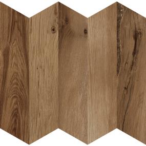 Treverksoul Chevron 4X21 Mt - Brown Matte Swatch