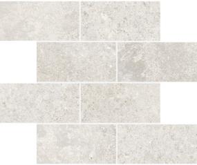 Perenne Slim Matte Offset Mosaic 3X6/12X12 6 Mm - Sugar Swatch