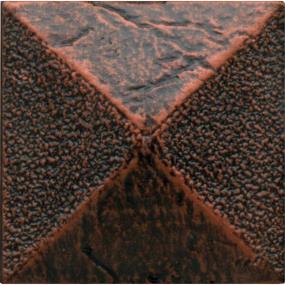 Armor Square Pyramid 2X2 St - Guilded Copper Satin Swatch