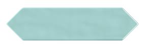 Stagecraft Picket Undulated 3X12 GL - Spa Glossy Swatch