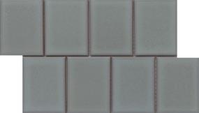 Cuadro Glossy Mosaic 4X5 On 9X14 - Gray Swatch