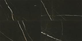 Marble Attache Rectangle 12X24 MT - Nero Matte Swatch