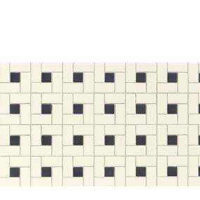 Biscuit/Black Dot Matte Zoomed Swatch