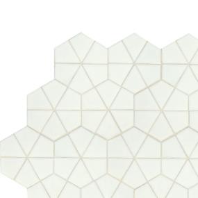 Kaleidoscope White Glossy Zoomed Swatch