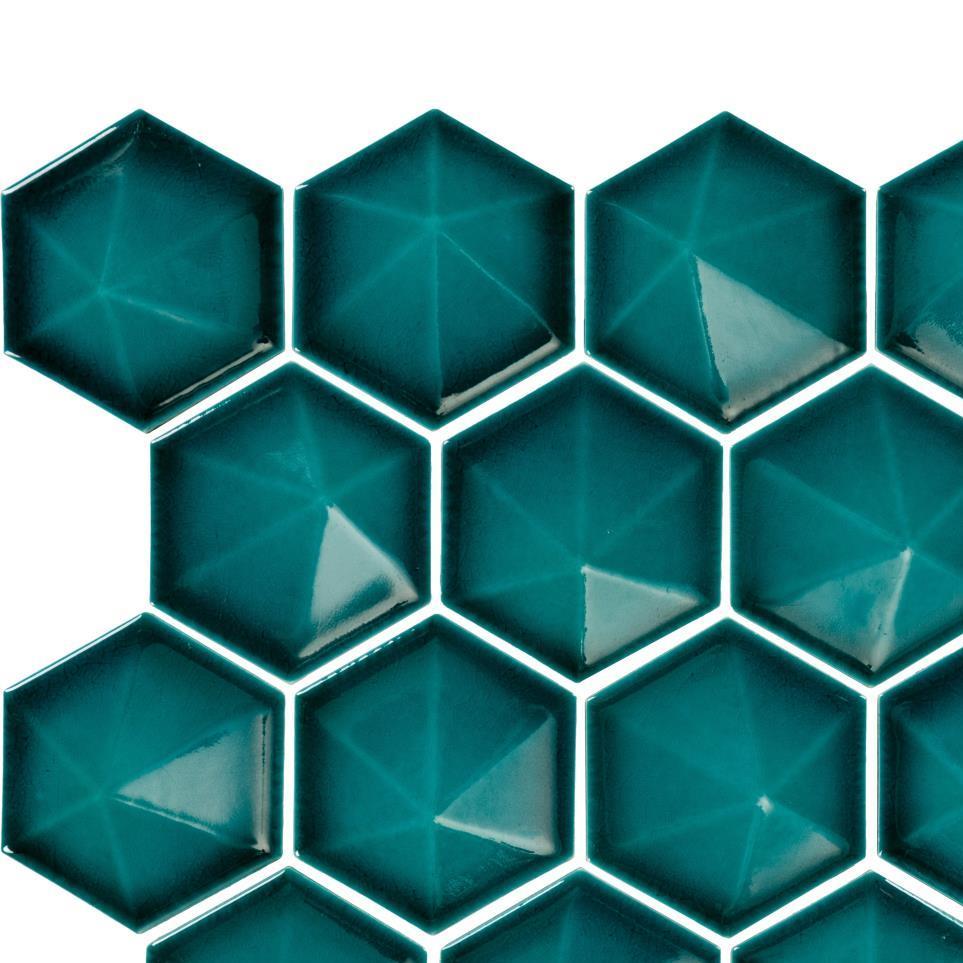 Aquamarine Glossy Zoomed Swatch