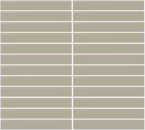 Color Wheel Mosaic Straight Joint 1X6 Dm 12X10 Gl Grp2 - Architectural Gray Glossy Swatch