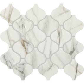 Mythique Marble Arabesque 3X3 Dm 11X12 Mt - Calacatta Venecia Matte Matte Swatch