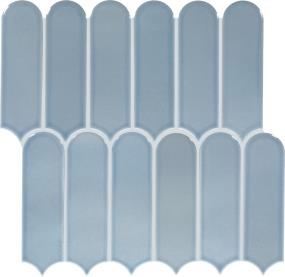 Artefino Vintage Fish Scale 2X6 Mm - Celestite Glossy Swatch