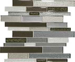 Crystal Shores Random Interlocking Mm 12X14 Gs - Emerald Isle Glass Swatch